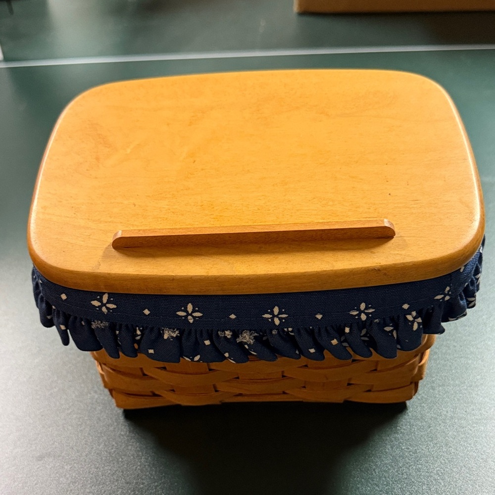 Longaberger Handwoven Recipe Basket